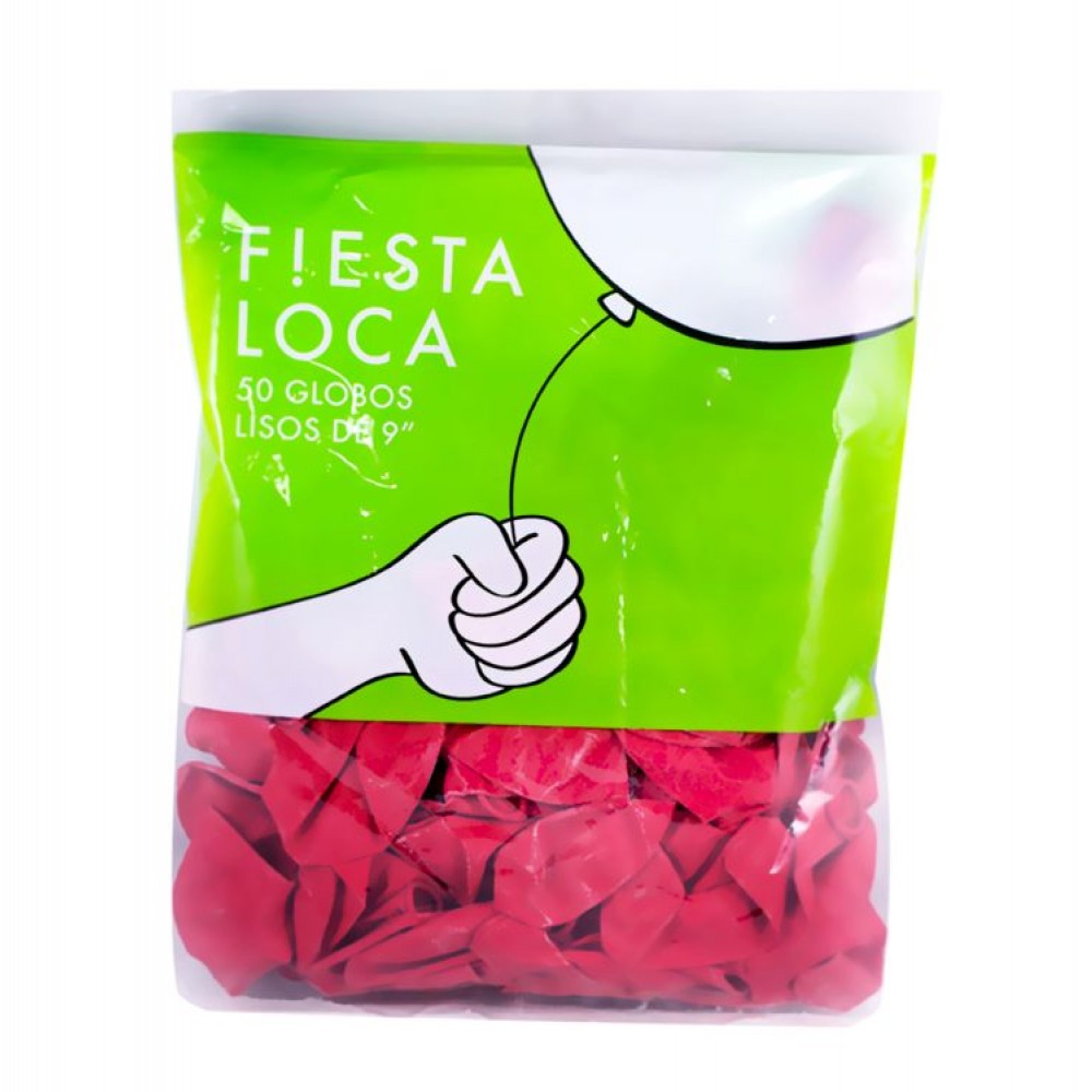 fiesta-loca-globo-liso-rojo-x-50u-1787