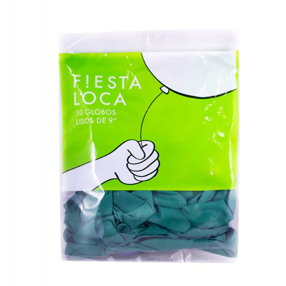 fiesta-loca-globo-liso-verde-x-50-u-1792