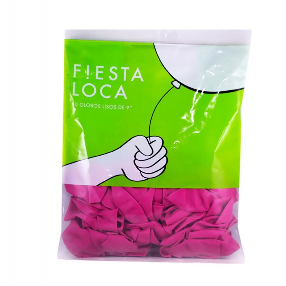 fiesta-loca-globo-liso-fucsia-x-50-u-1812