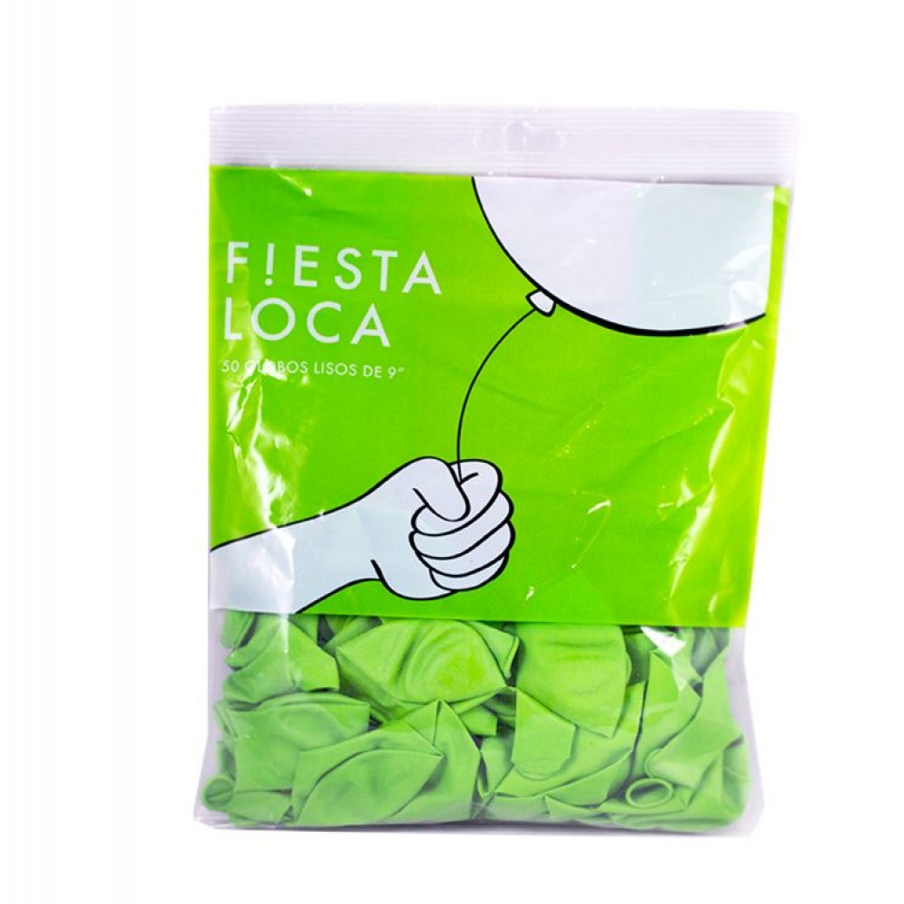 fiesta-loca-globo-liso-verde-manzana-x-50-u-1814