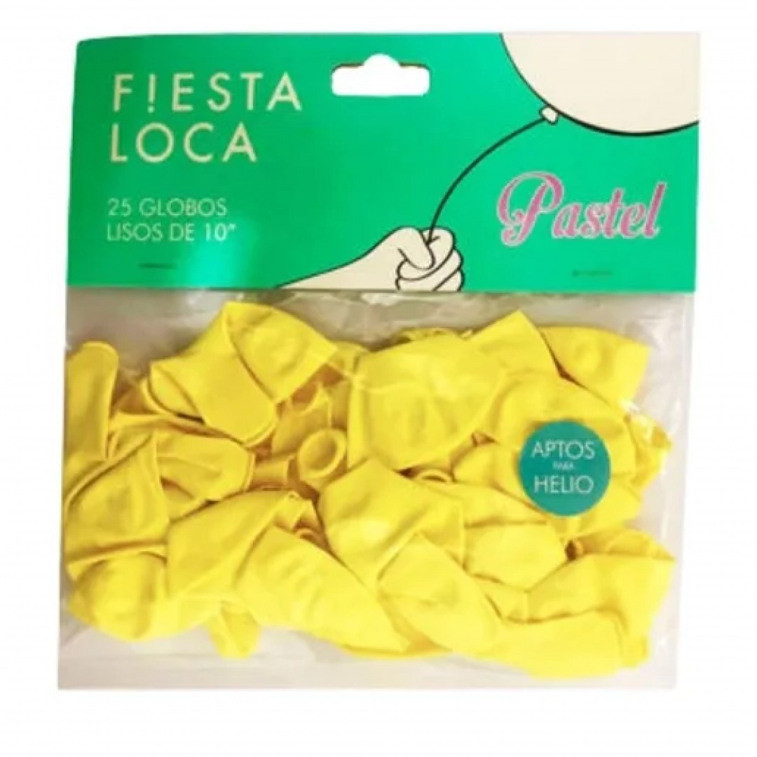 fiesta-loca-globo-10-amarillo-pastel-x25u-2054
