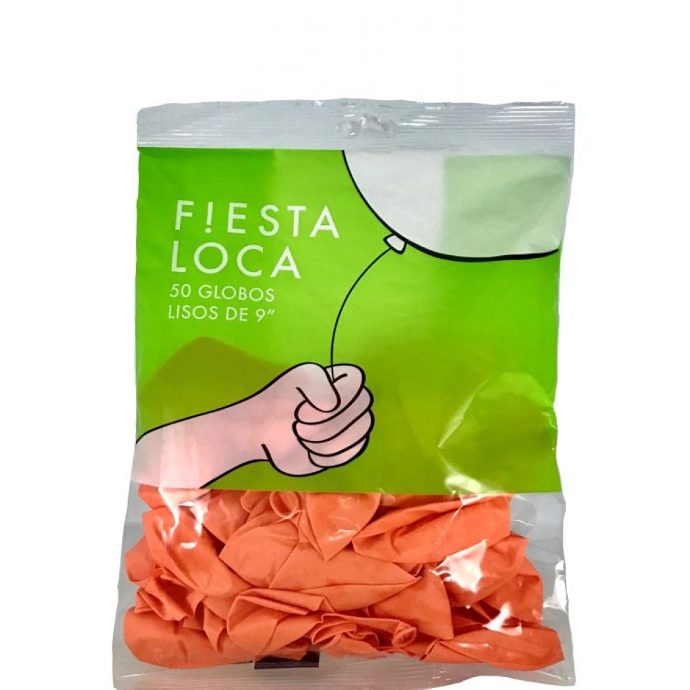 fiesta-loca-globo-liso-salmon-x-50u-2103